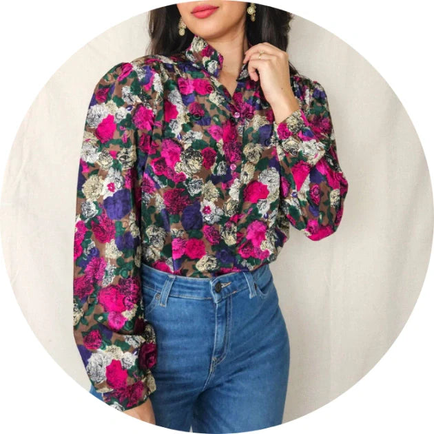 Vintage dames blouses