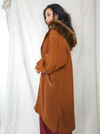 Artemis - wollen capuchon mantel | XL