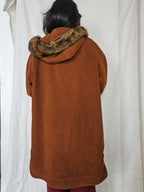 Artemis - wollen capuchon mantel | XL