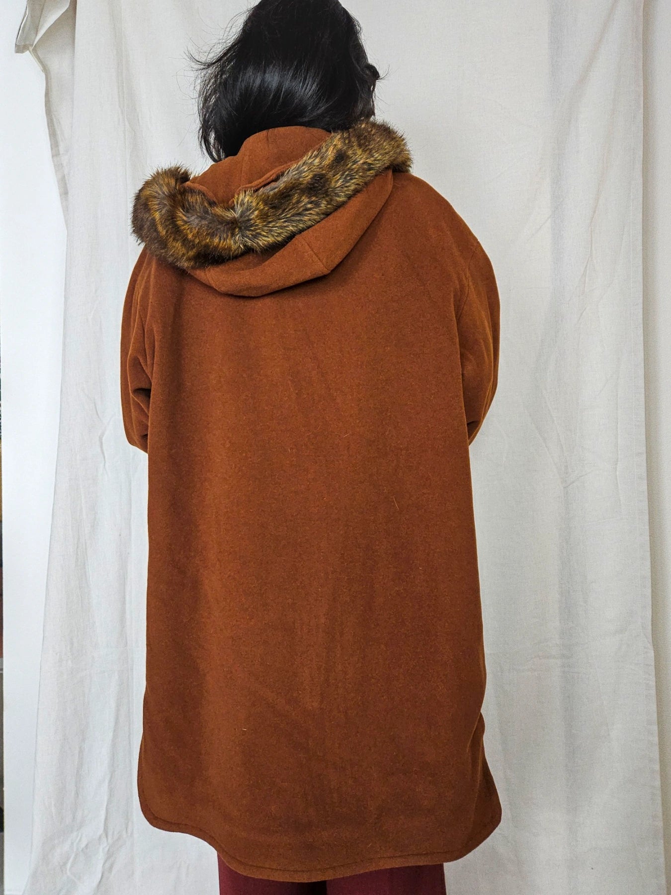 Artemis - wollen capuchon mantel | XL