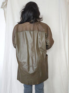 Norma - lichtbruine leren jacket | L