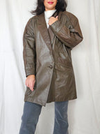 Norma - lichtbruine leren jacket | L