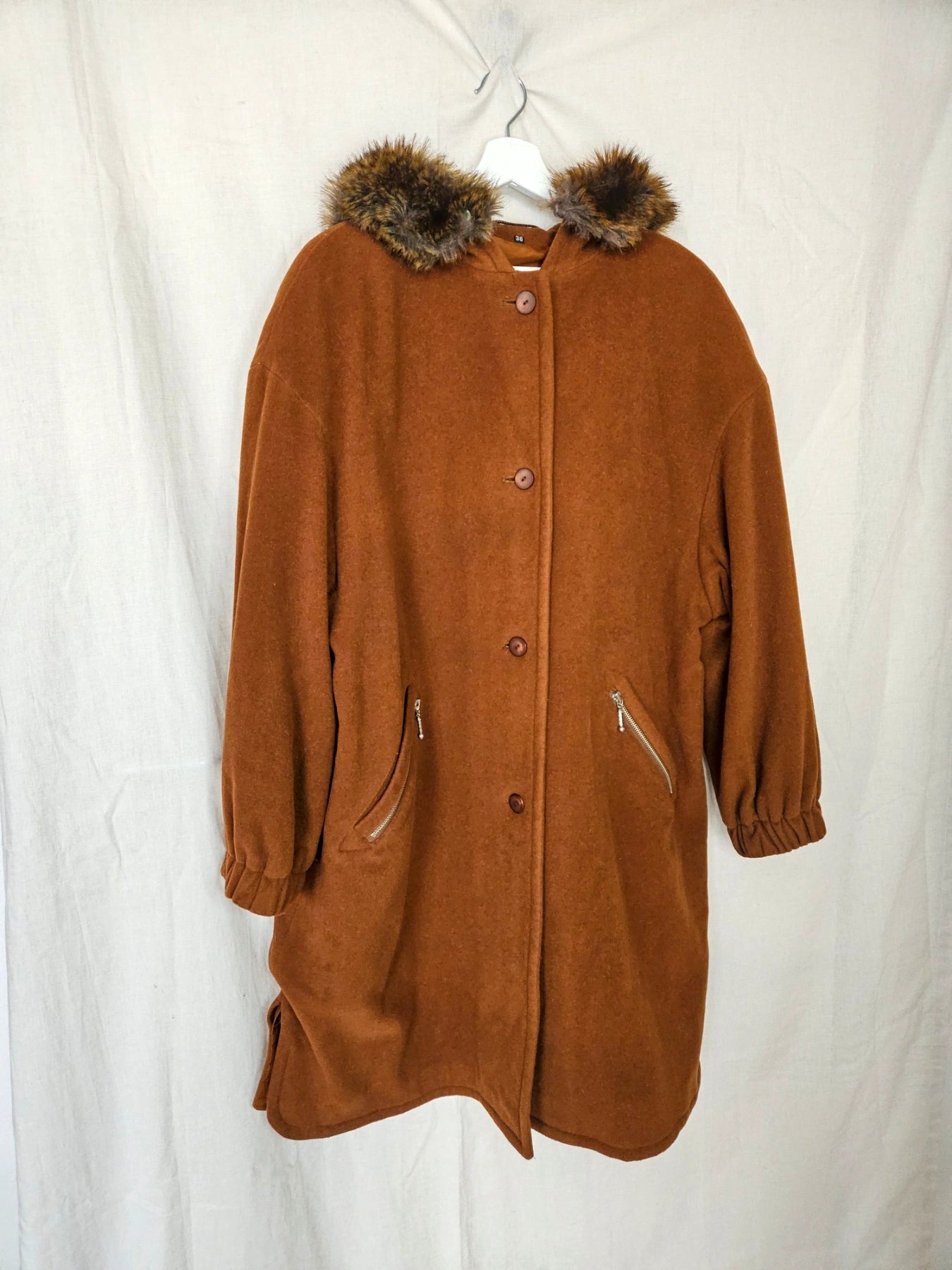 Artemis - wollen capuchon mantel | XL