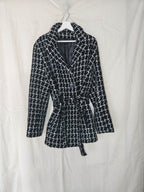 Louise - geruite wollen mantel | S/M