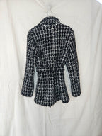 Louise - geruite wollen mantel | S/M