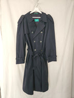 Navy - blauwe trechcoat | 3XL
