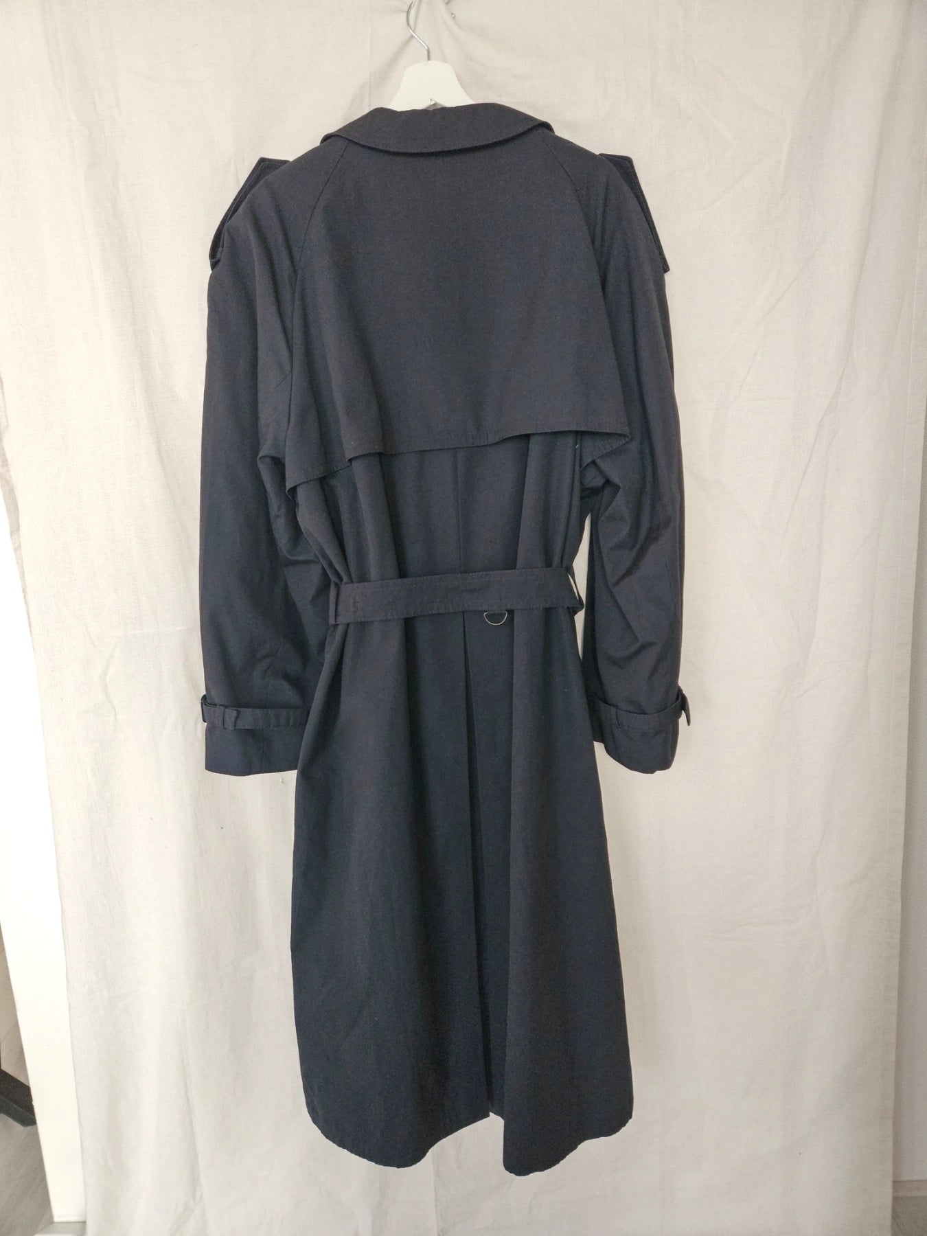 Navy - blauwe trechcoat | 3XL