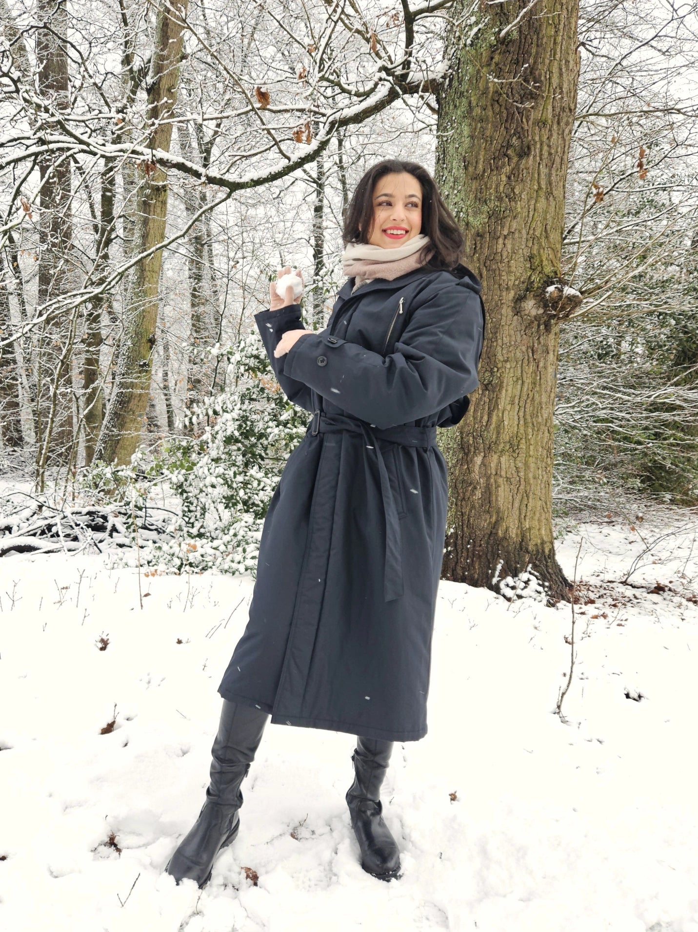Mare - gewatteerde trenchcoat | XXL