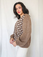 Beate - gebreide trui, wool blend | L