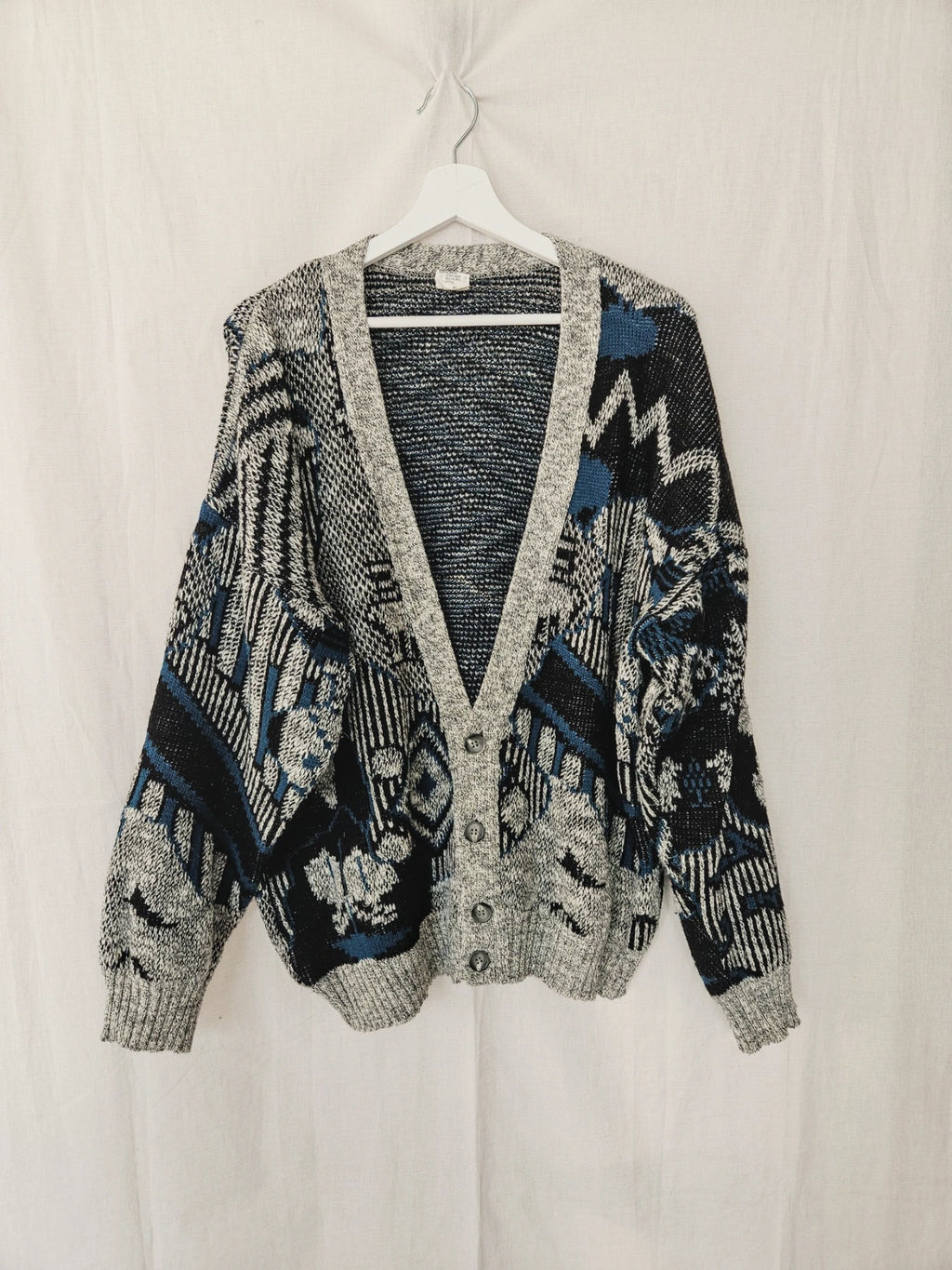 Rhea - gebreid vest, wool blend | free size