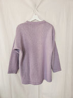 Isadora - lichtpaarse trui, wool blend | XXL