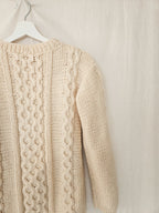 Cream - hand-gebreide trui | S
