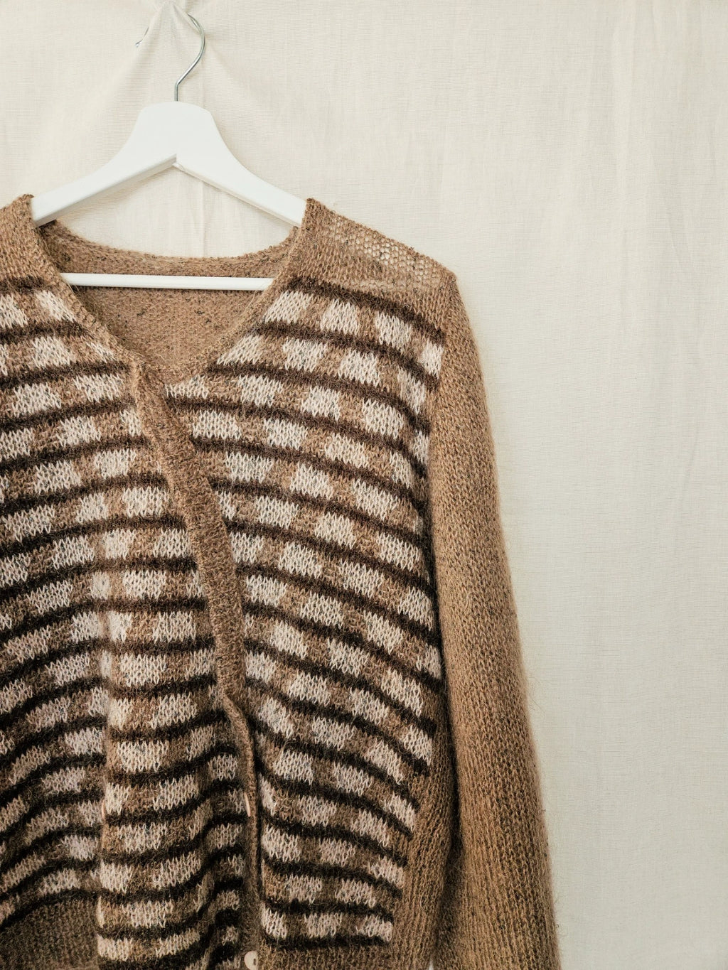 Beate - gebreide trui, wool blend | L