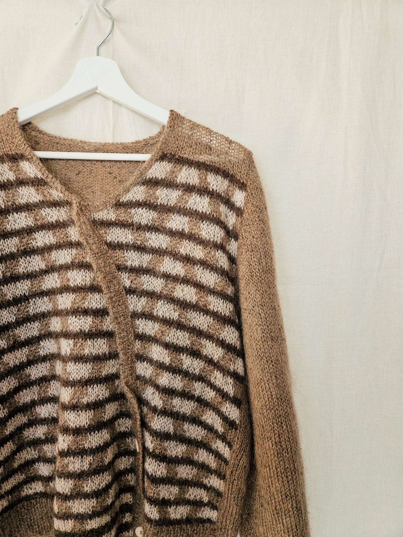 Beate - gebreide trui, wool blend | L