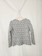 Cassia - structuur trui, wool blend | S