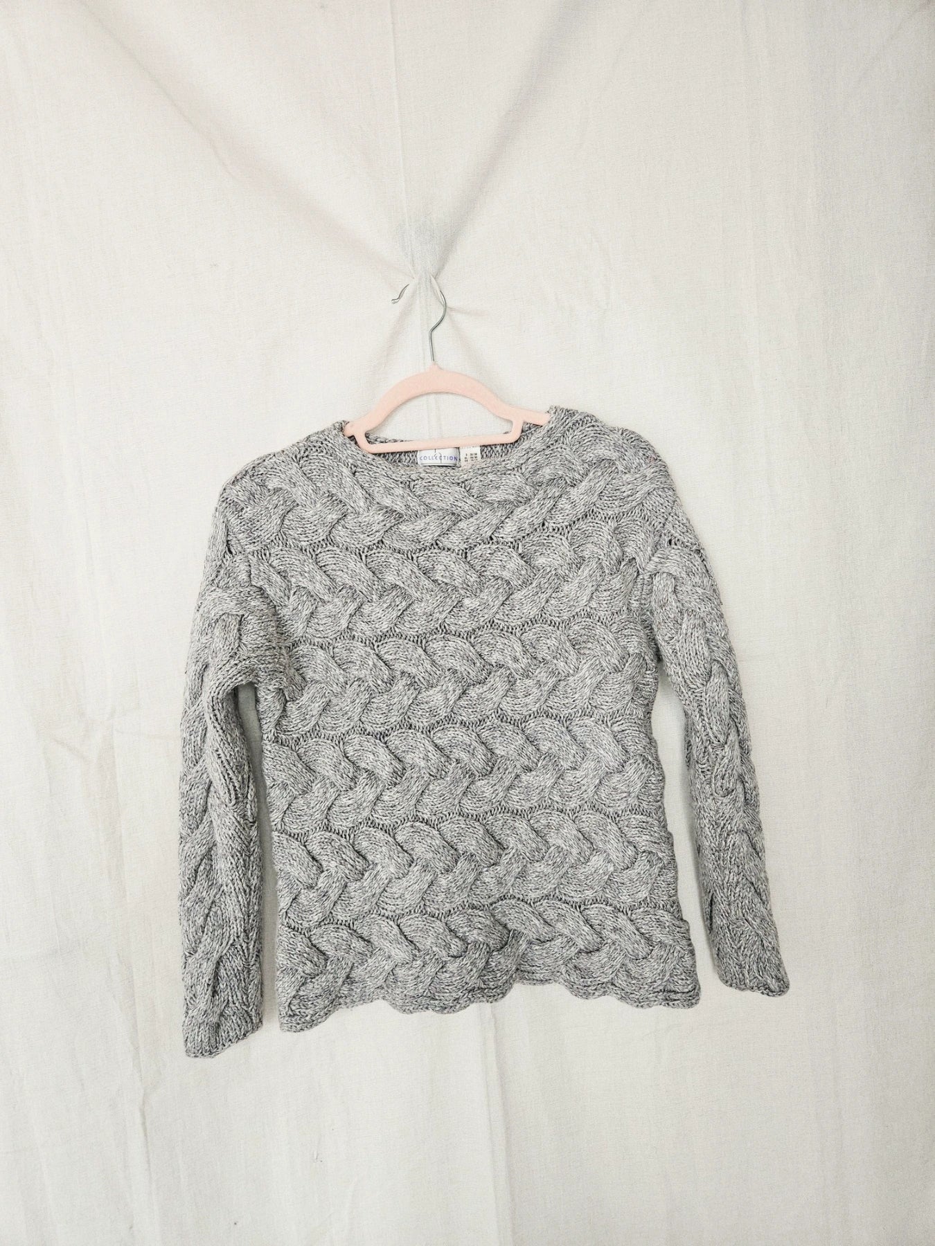 Cassia - structuur trui, wool blend | S