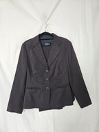Betty - tweedelig pak, chocolate brown | 2XL