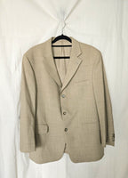 Lou - beige blazer, wool blend | 3XL