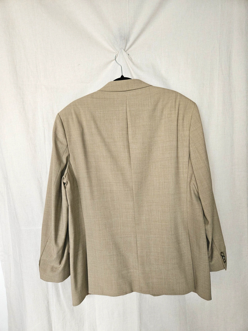 Lou - beige blazer, wool blend | 3XL