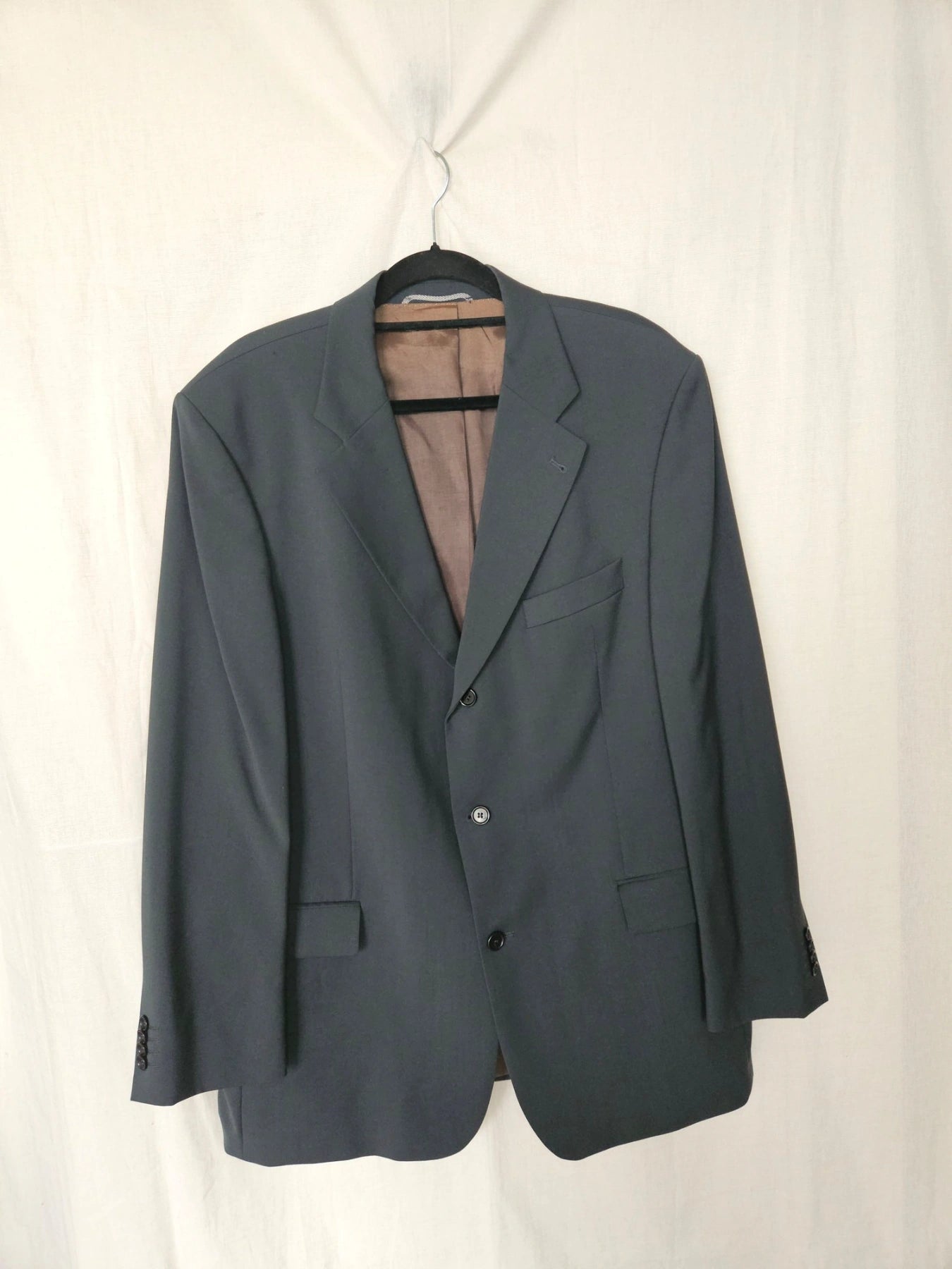 Kira - as-groene blazer, scheerwol | 3XL