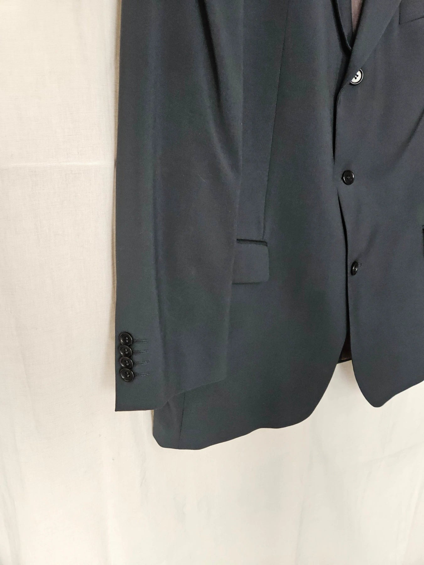 Kira - as-groene blazer, scheerwol | 3XL