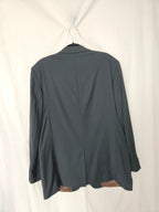 Kira - as-groene blazer, scheerwol | 3XL