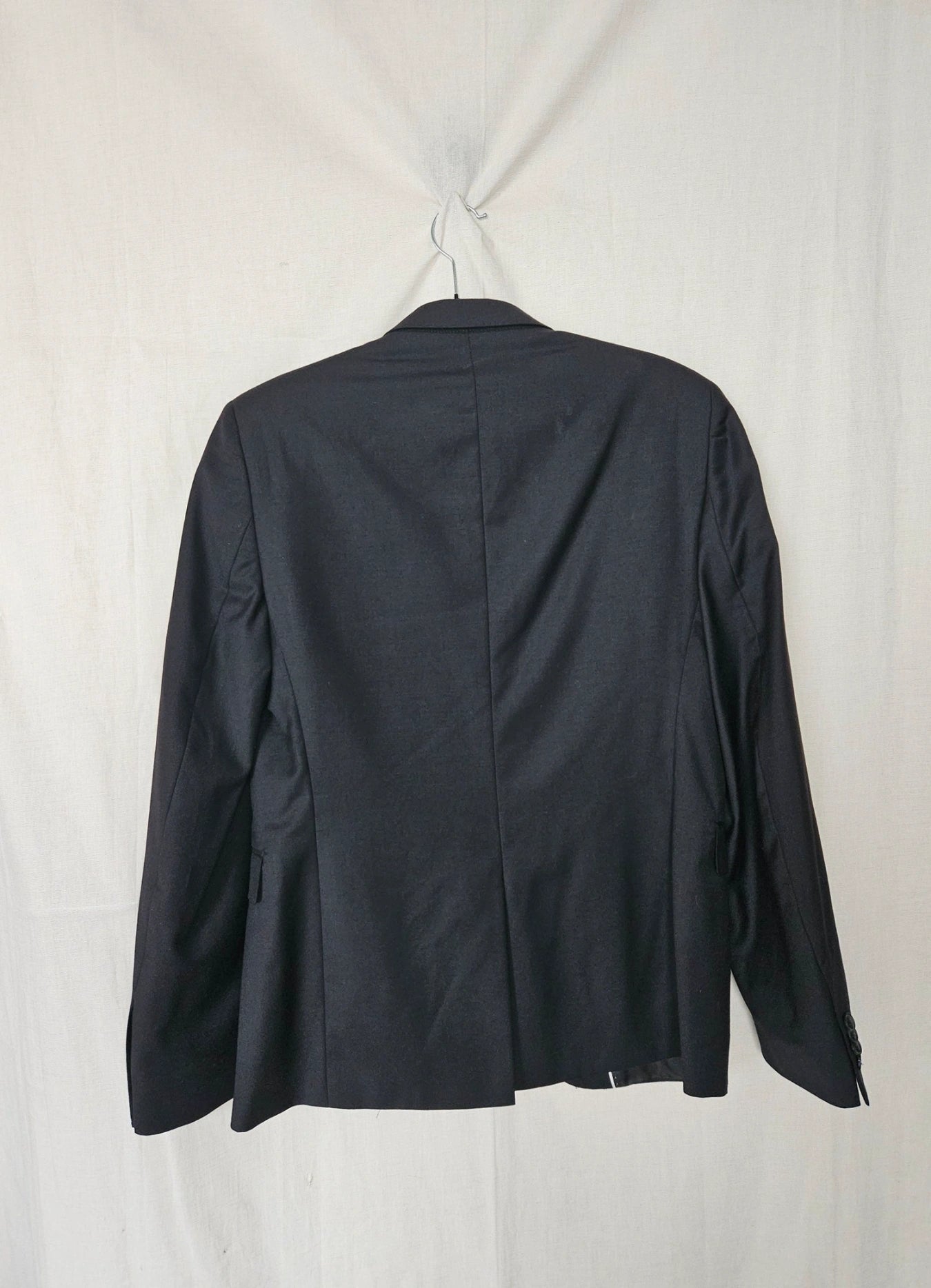 Marte - zwarte blazer, wool blend | L