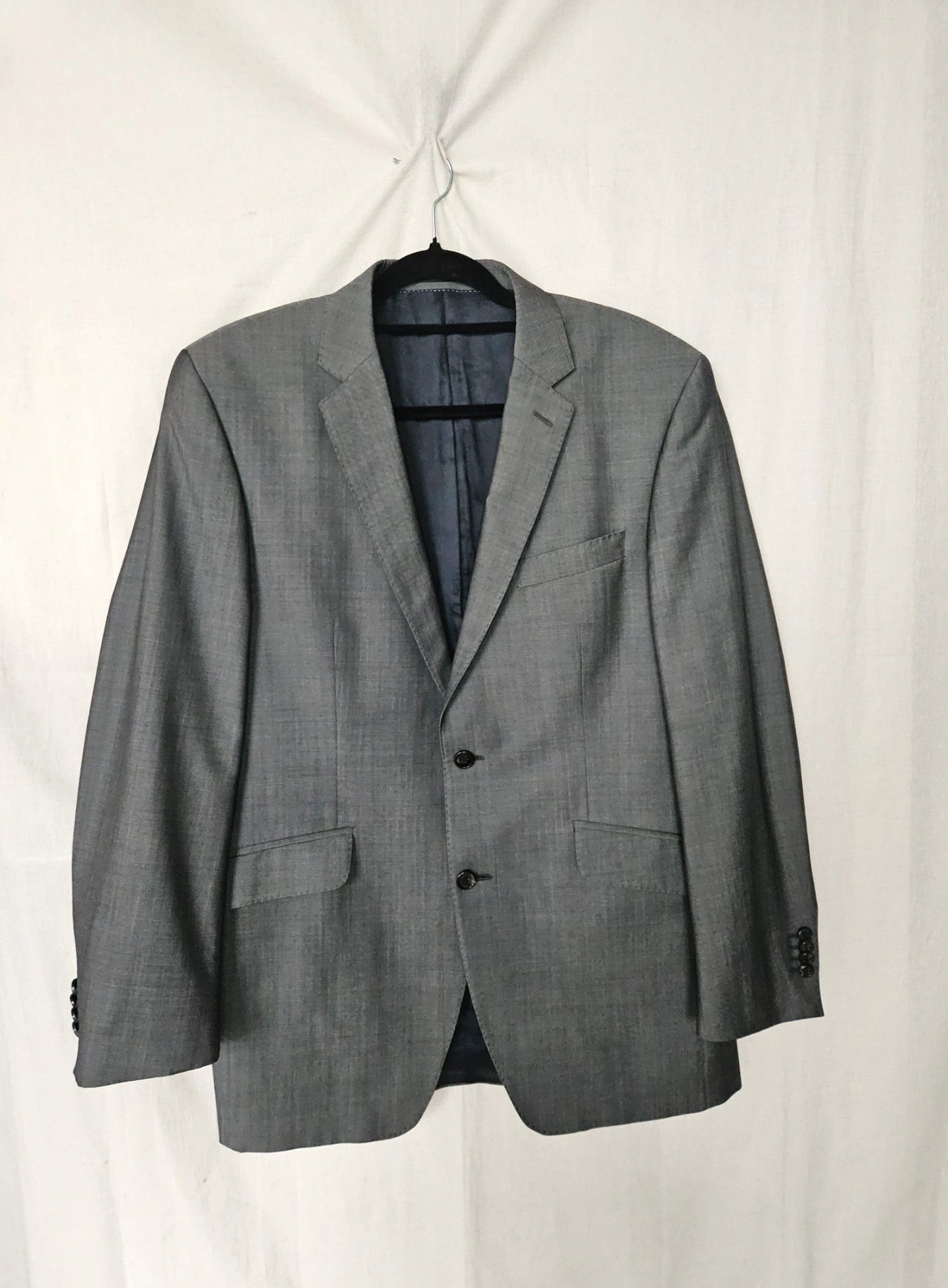 Feline - grijze blazer, scheerwol & mohair | 2XL