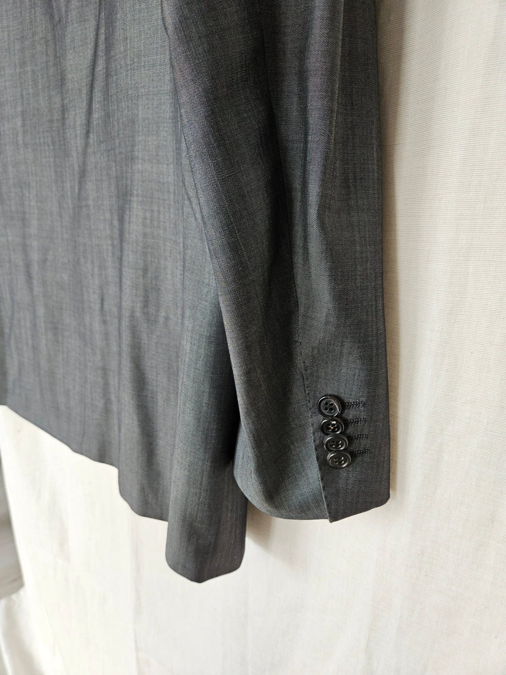 Feline - grijze blazer, scheerwol & mohair | 2XL