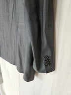 Feline - grijze blazer, scheerwol & mohair | 2XL