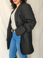 Liv - krijtstreep blazer Hugo Boss, scheerwol | 3XL