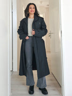 Mare - gewatteerde trenchcoat | XXL