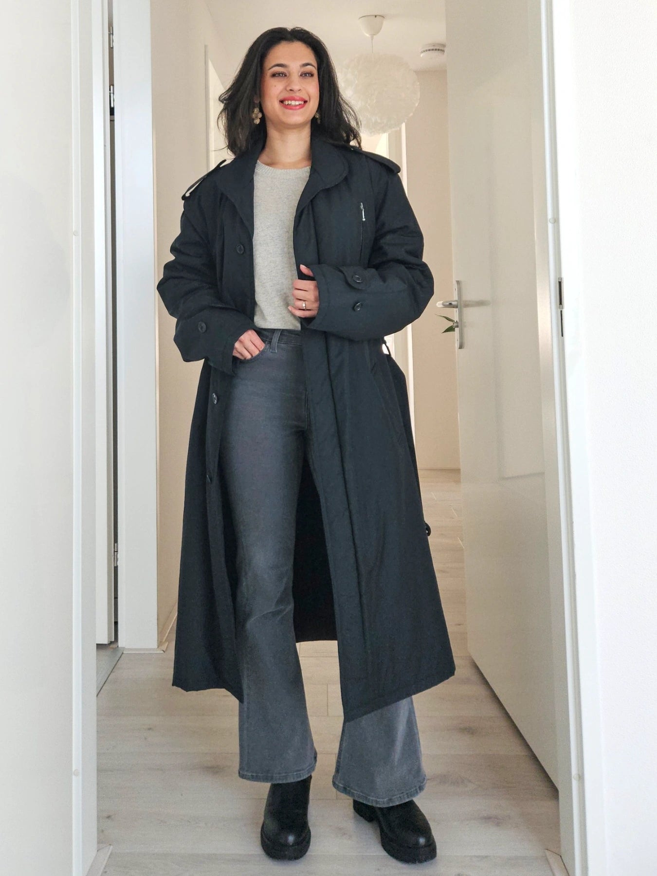 Mare - gewatteerde trenchcoat | XXL