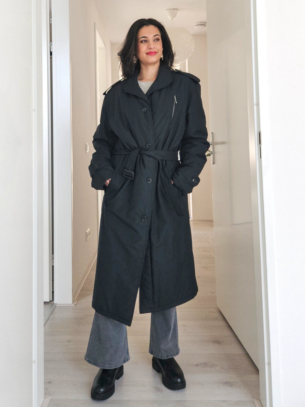 Mare - gewatteerde trenchcoat | XXL