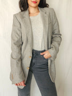 Helena - geruite blazer, wol | M