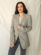 Helena - geruite blazer, wol | M