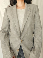 Helena - geruite blazer, wol | M