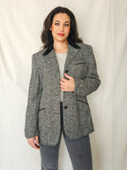 Clio - visgraat blazer, wol | L/XL