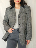 Clio - visgraat blazer, wol | L/XL