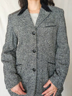 Clio - visgraat blazer, wol | L/XL