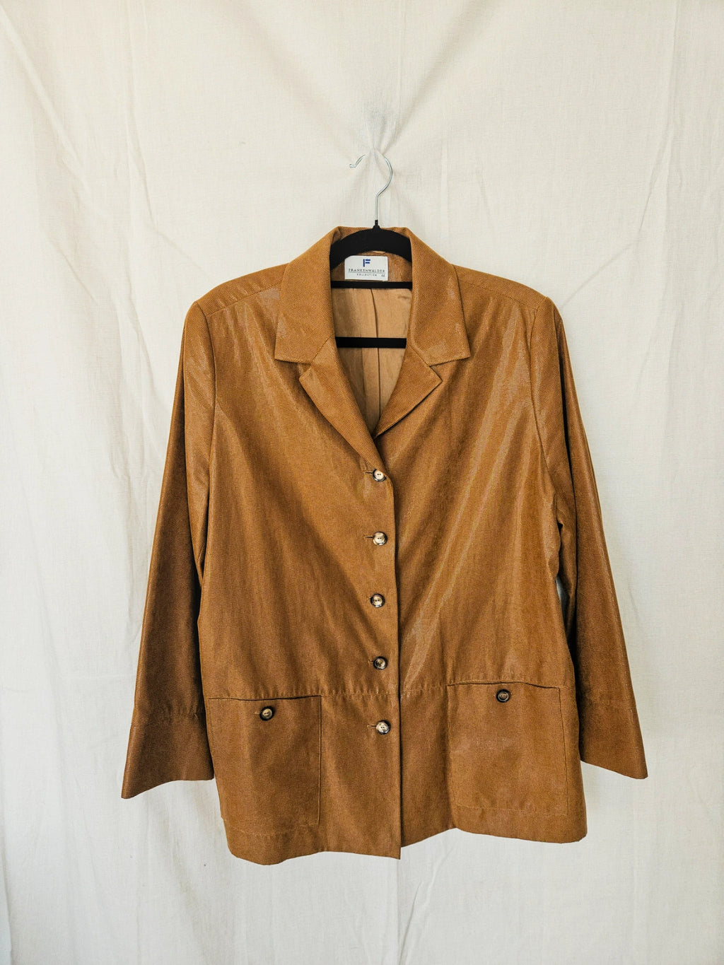 Ronja - bruine vintage tussenjas | XL