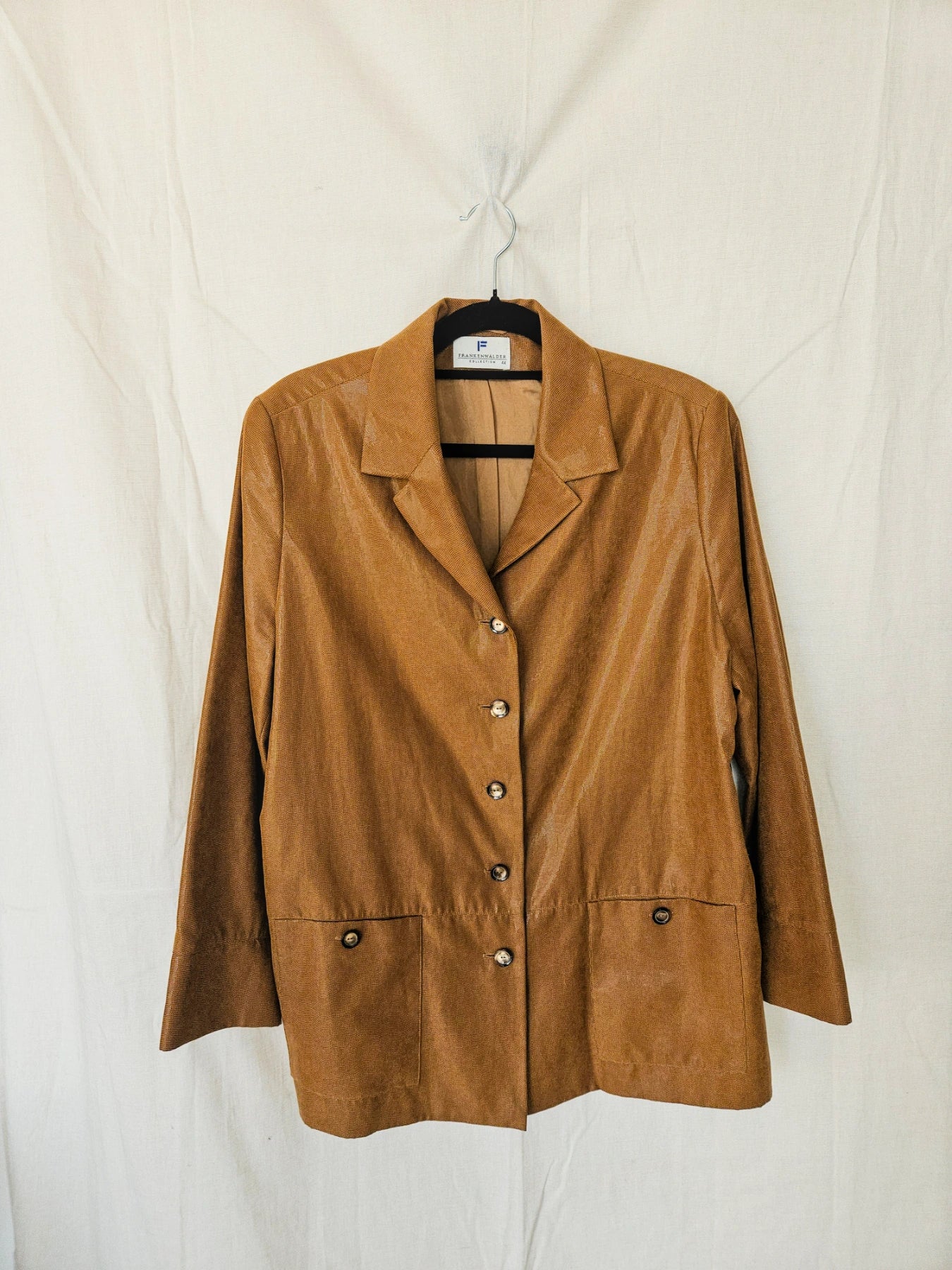 Ronja - bruine vintage tussenjas | XL