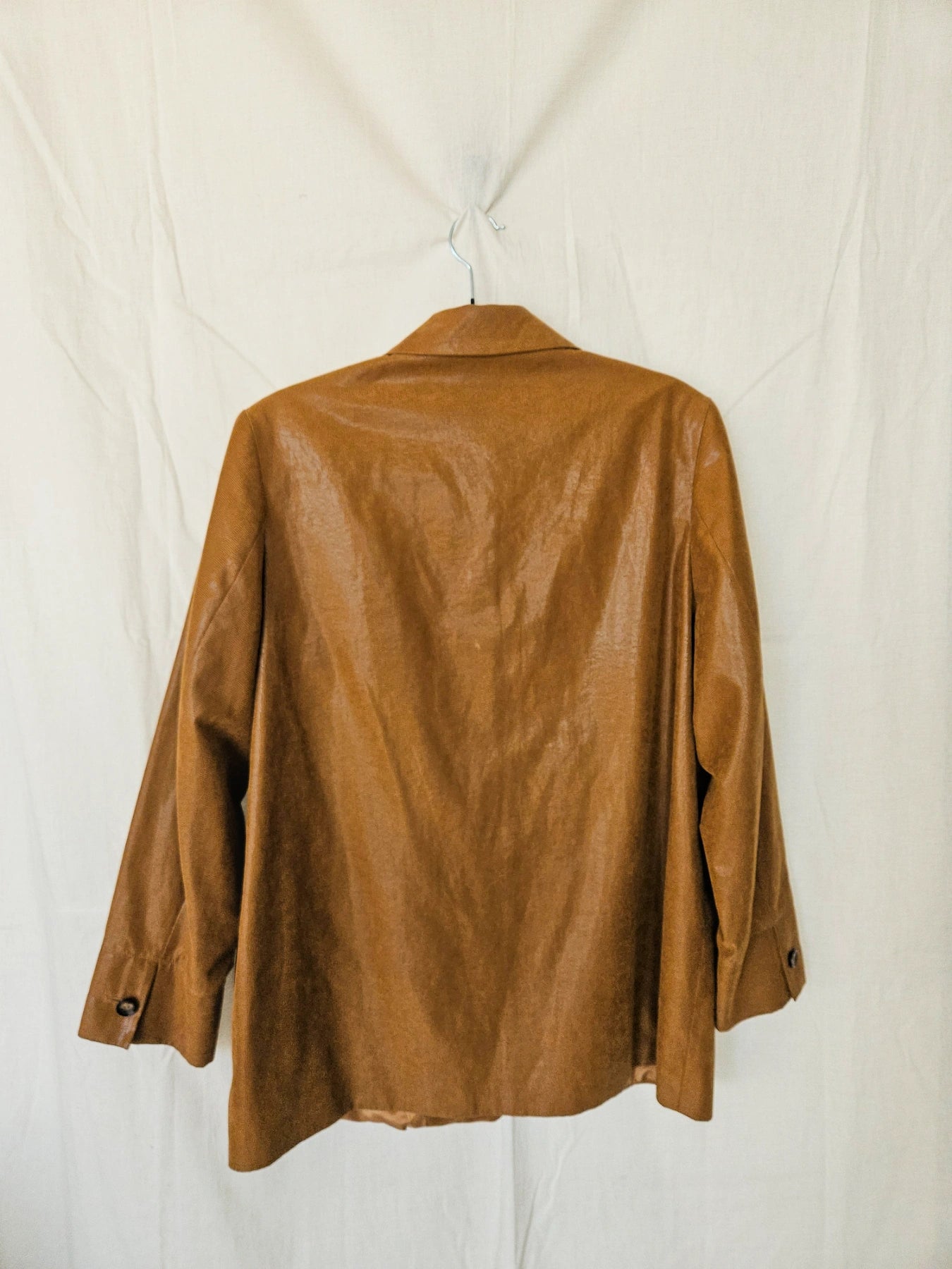Ronja - bruine vintage tussenjas | XL