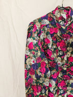Mira - vintage blouse met bloemenprint | L