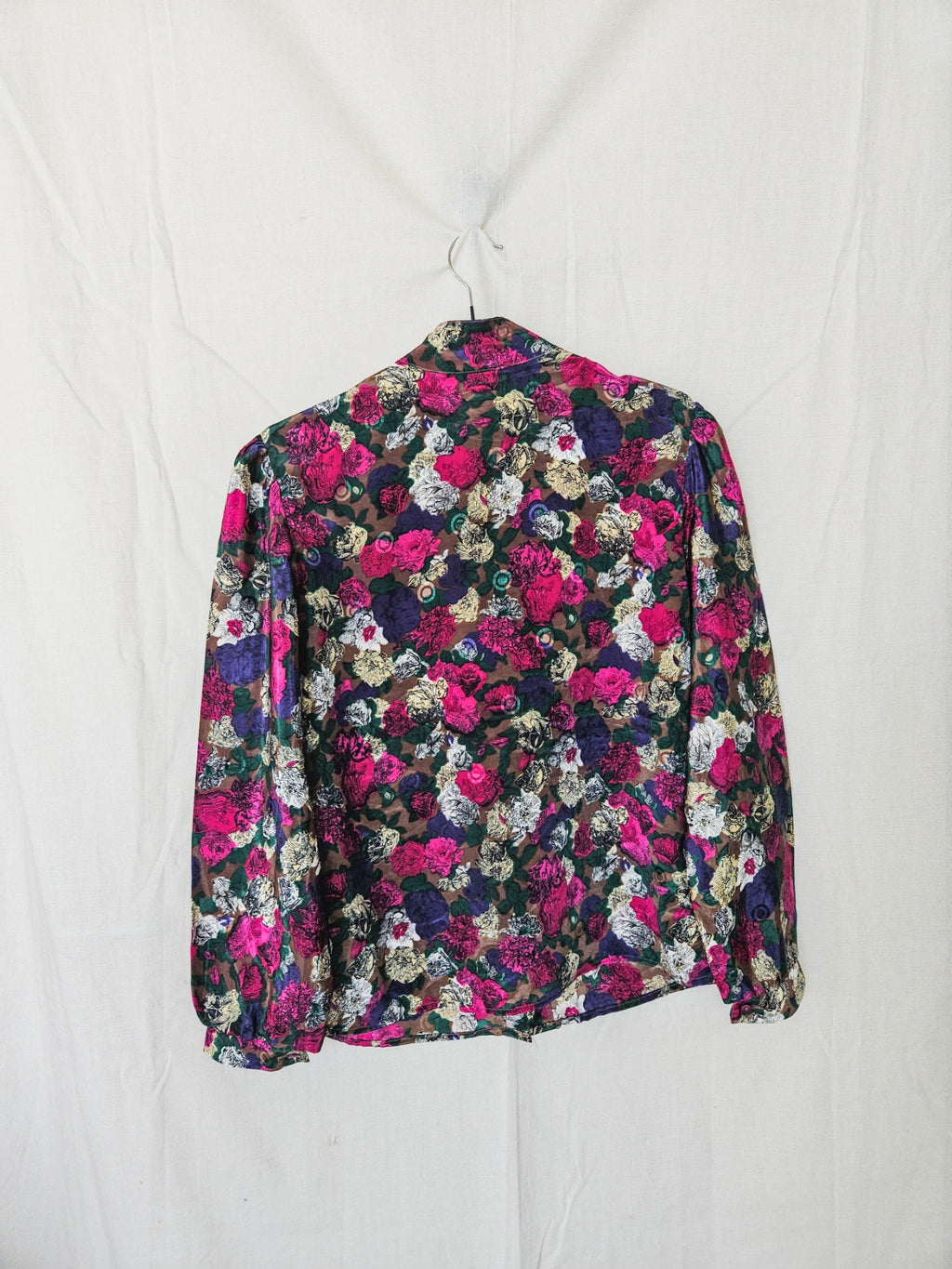 Mira - vintage blouse met bloemenprint | L