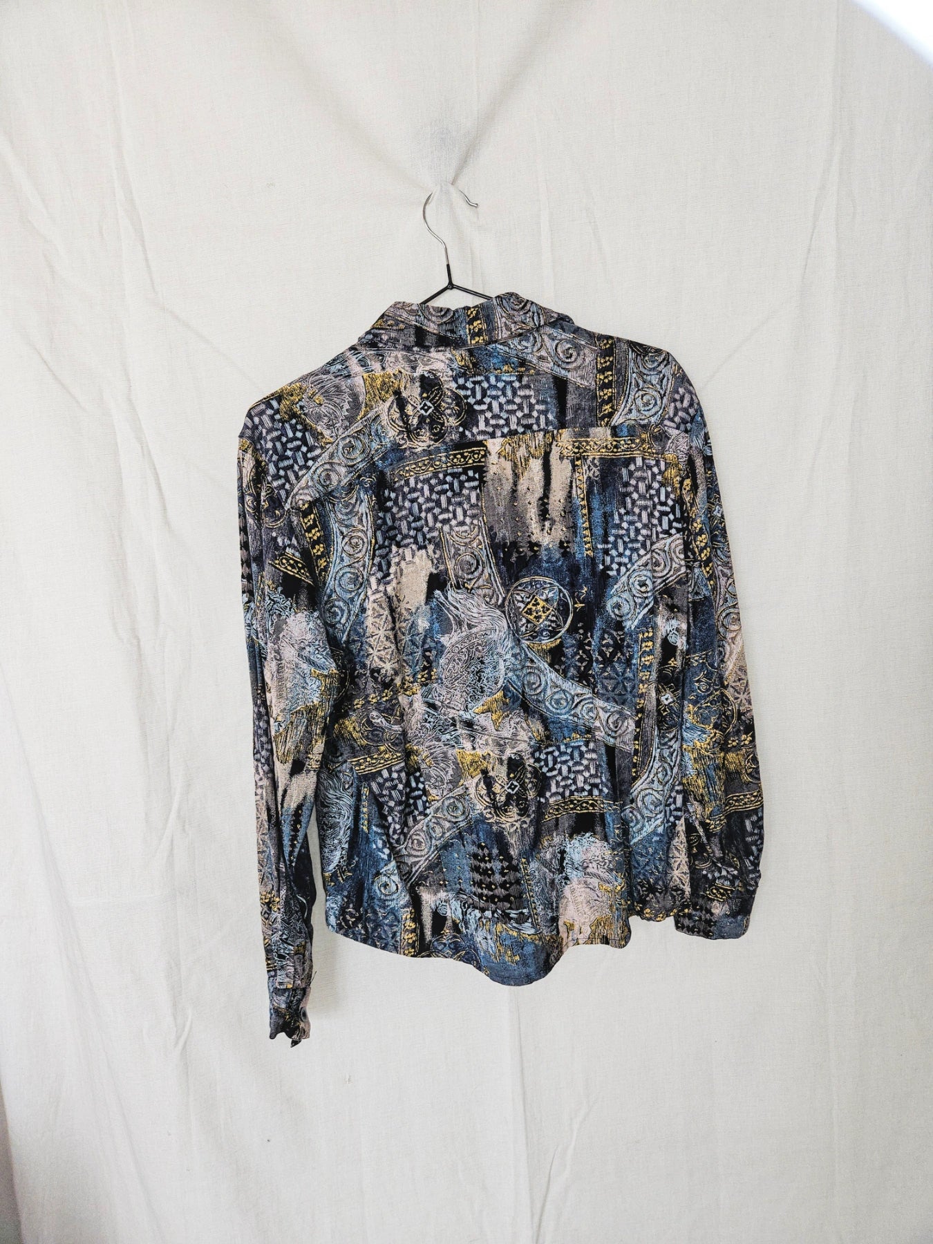 Astra - vintage blouse met goud | M