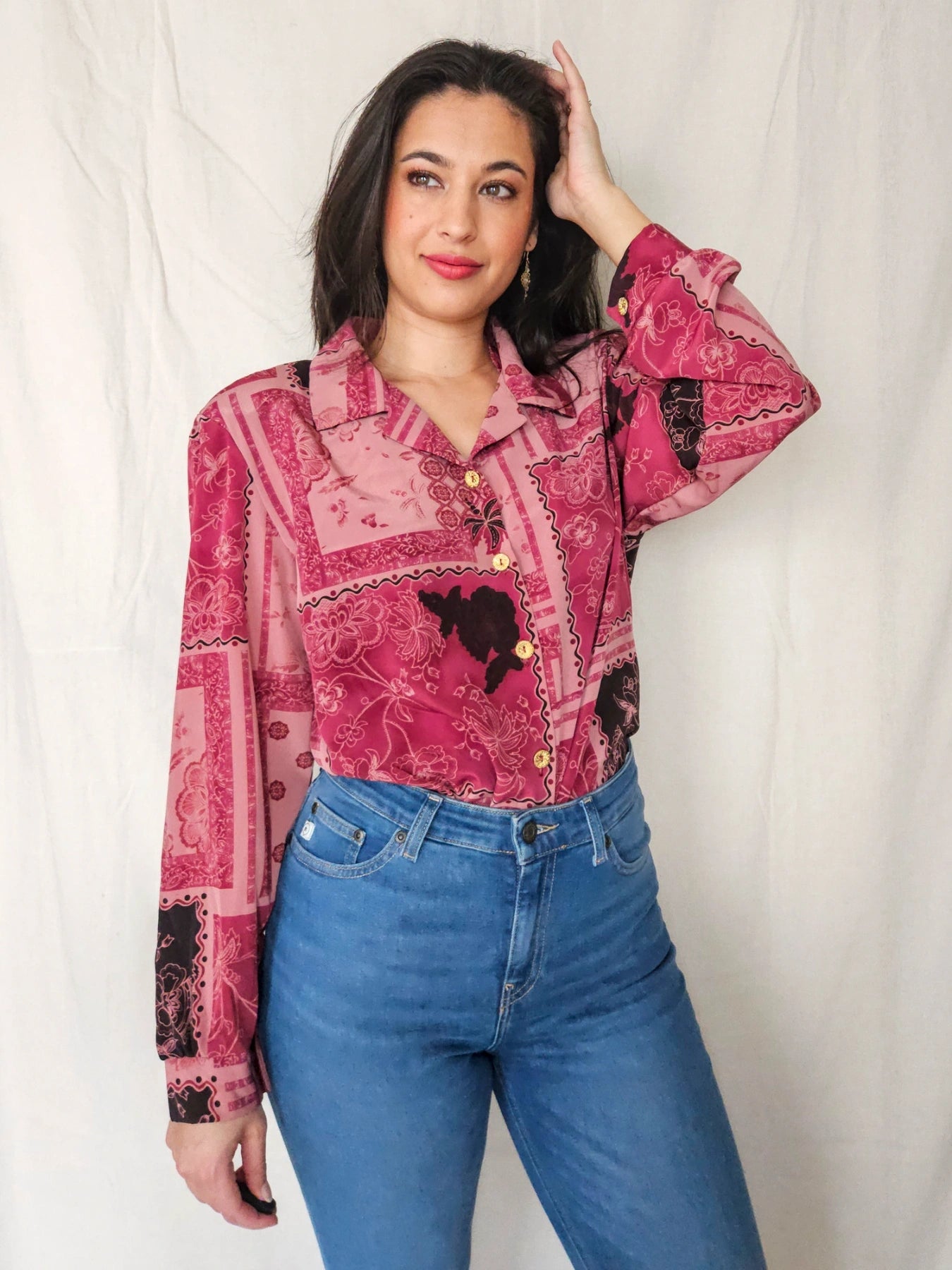 Romy - vintage blouse | XL