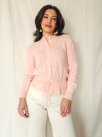 Odette - romantisch vintage vest, schuurwol | S