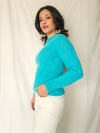 Billie - gebreide vintage trui, scheerwol | XS/S