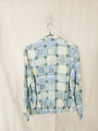 Juna - lichtblauwe vintage blouse | L
